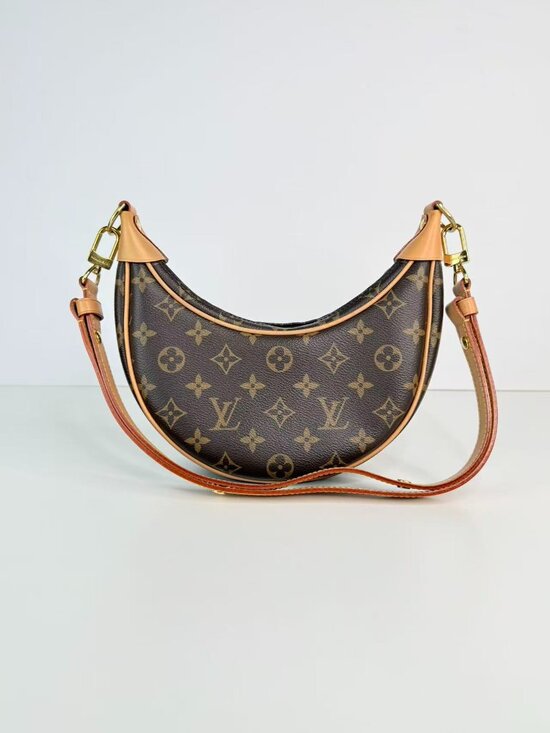 Louis Vuitton Handbags - Louis Vuitton Loop Hobo PM Monogram Canvas Shoulder Crossbody Bag
